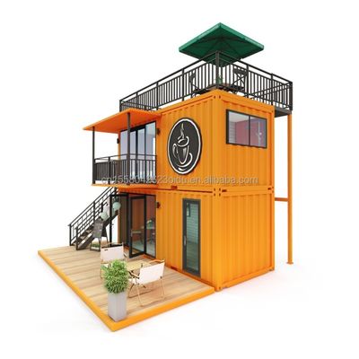 다른 벽 50/75/100mm 웨브 샌드위치 패널 20FT 40FT 프리팩트 미니 팝업 상점 컨테이너 카페/바/프ਾਸ트 푸드