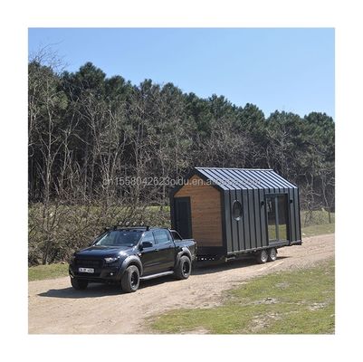 현대 디자인 전공 주택 벽 75mm 파동 샌드위치 패널 20ft 접이식 컨테이너 바퀴에 집