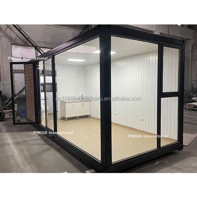 야외 생활 20ft 또는 40ft의 2 침실 아파트 현대 디자인 가족 호텔을 위한 전공 철강 컨테이너 하우스