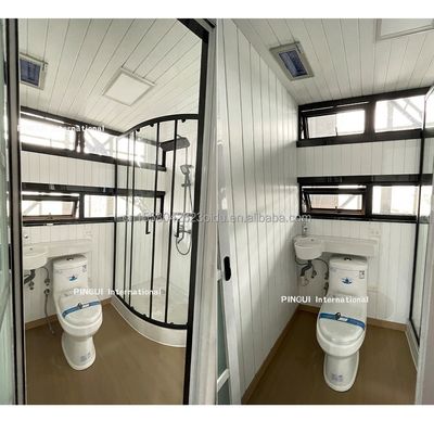 야외 생활 20ft 또는 40ft의 2 침실 아파트 현대 디자인 가족 호텔을 위한 전공 철강 컨테이너 하우스