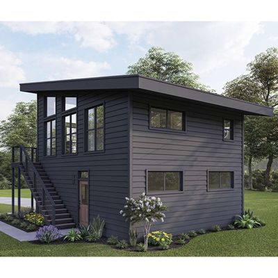 20ft/40ft 벽 50/75/100mm 웨브 샌드위치 패널 컨테이너 하우스 전체 욕실과 확장 가능한 디자인