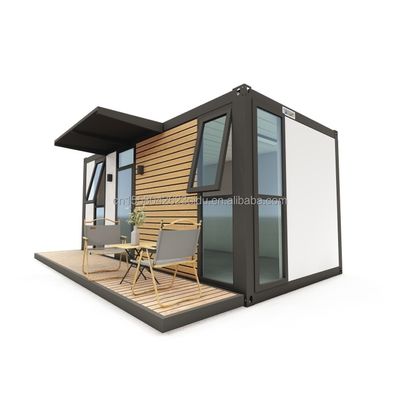 야외 거실 침실 호텔용 콘테이너 하우스 전공 철강 구조 확장 가능한 작은 주거 주택 20ft/40ft