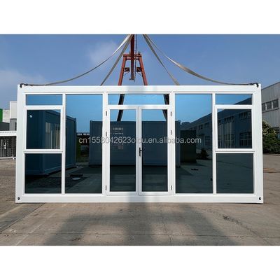 20피트 초조 컨테이너 하우스 커플 가족 호텔 하우스 스틸 프레임 진열 스틸 굽기 180g