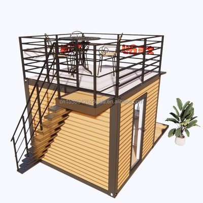 10FT 현대 디자인 철강 구조 컨테이너 상점/상점 주택 및 사전 제조 모듈 주택 3D 모델/CAD 도면