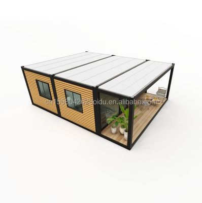 플랜트 컨테이너 하우스 50/75/100mm 웨브 샌드위치 패널과 함께 이동식 전조 하우스