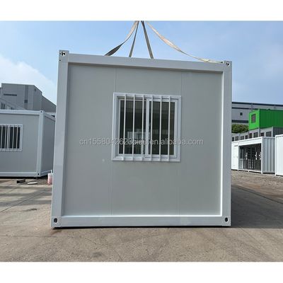 진열제철 정면 튜브 주 구조 조립된 작은 방 컨테이너 주택 건설 현장 창고 가족