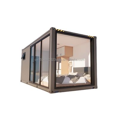 확장 가능한 디자인과 50/75/100mm 파동 샌드위치 패널 벽을 가진 컨테이너 하우스