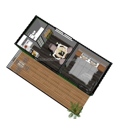 강철 프레임 젤바니제 강철 굽기 180g 현대 20FT 40FT 선박 컨테이너 가든 홈 호텔