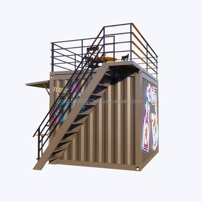 현대 디자인 슈퍼마켓 모바일 컨테이너 커피 바 하우스 10ft 미니 팝업 상점
