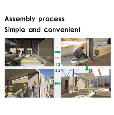 밸라 호텔 상점에서 야외 숙박을위한 가동 가능한 40ft 20ft Prefab 컨테이너 하우스