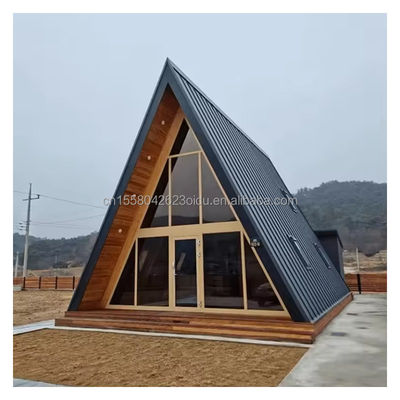 진열제철 정면 튜브 주요 구조 호텔 삼각형 A 프레임 고급용 전조 주택 키트
