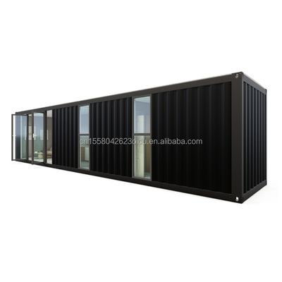 호텔 40ft Prefab 모듈형 접는 컨테이너 빠른 건설 젤리화 철제 정면 튜브와 작은 집 주요 구조