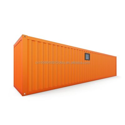 호텔 40ft Prefab 모듈형 접는 컨테이너 빠른 건설 젤리화 철제 정면 튜브와 작은 집 주요 구조