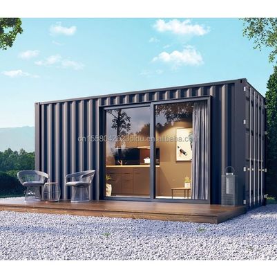 현대 디자인 20ft/40ft 고급 제조 주택 사전 제조 운송 컨테이너 가정 주택 EU 휴대용 20ft 확장 가능한 집