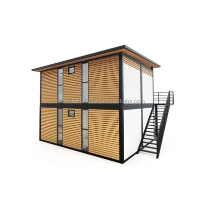 20ft/40ft 스틸 프레임 진열 스틸 굽기 180g 현대 4 침실 Bilayer Prefab 확장 가능한 컨테이너 하우스 쇼핑몰 디자인