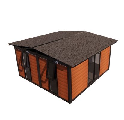 20ft 40ft Windproof Luxury Modular Steel Folding Containers for Villas 맞춤형 벽 50/75/100mm 웨브 샌드위치 패널