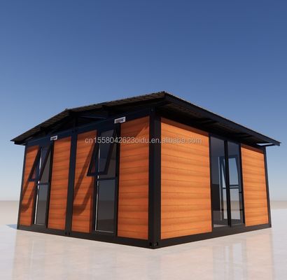20ft 40ft Windproof Luxury Modular Steel Folding Containers for Villas 맞춤형 벽 50/75/100mm 웨브 샌드위치 패널
