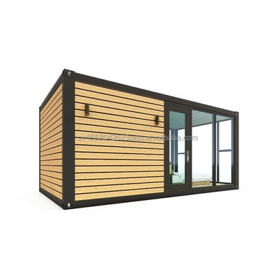 맞춤형 색상 현대 럭셔리 소형 20ft 40ft Prefab 나무 집 모바일 가벼운 철강 컨테이너
