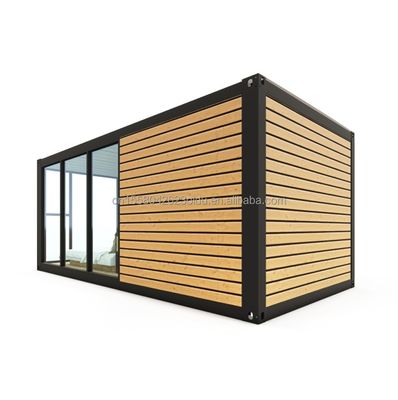 맞춤형 색상 현대 럭셔리 소형 20ft 40ft Prefab 나무 집 모바일 가벼운 철강 컨테이너