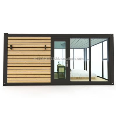 맞춤형 색상 현대 럭셔리 소형 20ft 40ft Prefab 나무 집 모바일 가벼운 철강 컨테이너