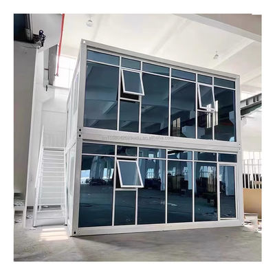 럭셔리 스타일의 맞춤형 컬러 모듈형 홈 컨테이너 사무실 20ft Prefab 미니 통합 컨테이너 하우스