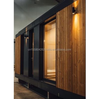 20ft 모바일 홈 정원 스튜디오 벽 50/75/100mm 파동 샌드위치 패널과 함께 사전 제조 사용자 정의 가능한 철 컨테이너 하우스