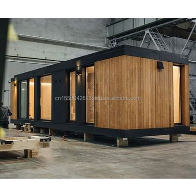 20ft 모바일 홈 정원 스튜디오 벽 50/75/100mm 파동 샌드위치 패널과 함께 사전 제조 사용자 정의 가능한 철 컨테이너 하우스