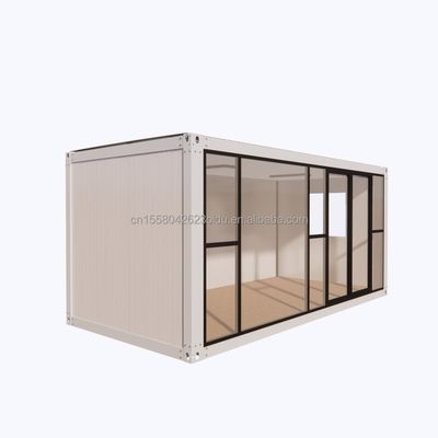 현대 디자인 스타일 호텔 리조트용 오피스 빌딩 전조 철강 구조와 샌드위치 패널 컨테이너 하우스