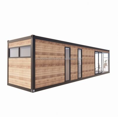 호텔 40ft 정원 모빌 하우스 목조 스튜디오 평면 컨테이너 커피 하우스 3D 모델과 CAD 도면