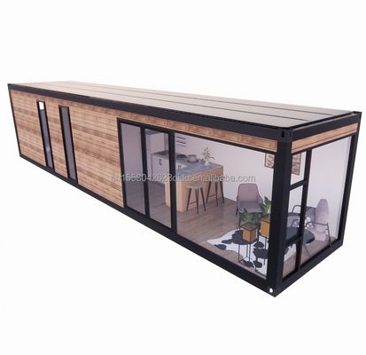 호텔 40ft 정원 모빌 하우스 목조 스튜디오 평면 컨테이너 커피 하우스 3D 모델과 CAD 도면