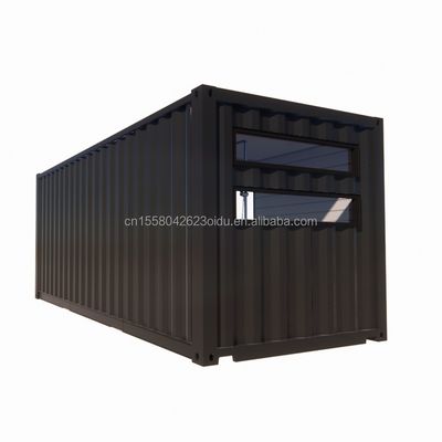 50/75/100mm 파동 샌드위치 패널 목조 욕실 및 알루미늄 합금 창문 철강 목재 구조 정원 호텔용 평면 포장 컨테이너 하우스