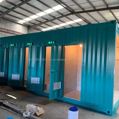 40 FT 커스터마이징 가능한 모바일 컨테이너 스토어 벽 50/75/100mm 웨브 샌드위치 패널을 위한 확장 가능한 철 전조 주택
