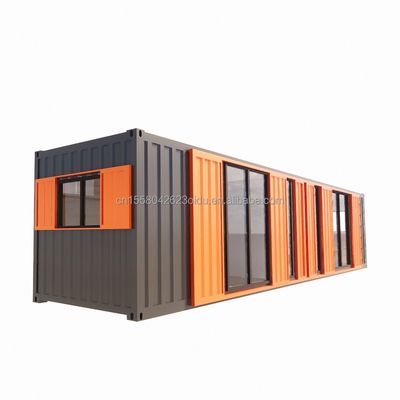 40FT 컨테이너 아파트 모듈형 완공 목조 주택 맞춤형 색상 독립 학생 아파트 전공 주택