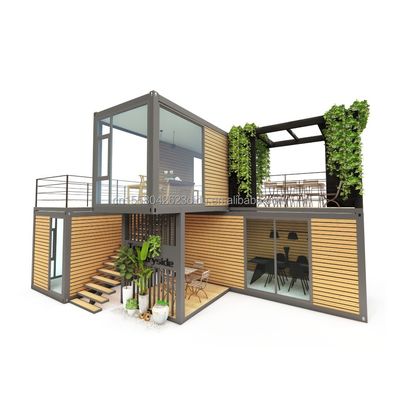 분리 가능한 컨테이너 20ft 고급 모듈형 사전 제조 컨테이너 하우스 현대 호텔 디자인 및 접이식 럭셔리 컨테이너