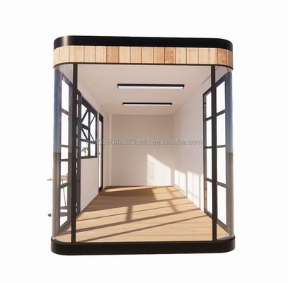 강철 프레임 젤바니제 강철 굽기 180g 현대 디자인 20ft 40ft Prefab 컨테이너 집 이동용 커피숍 레스토랑