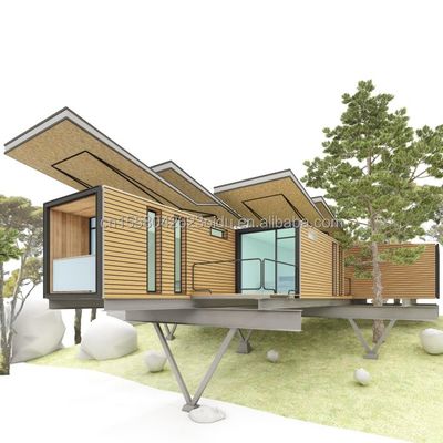 알루미늄 합금 창문 20ft Prefab House 컨테이너 하우스 호텔 레저 컨테이너 휴일 하우스 럭셔리 하우스 라이트 스틸 빌라
