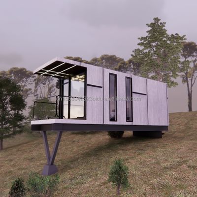 알루미늄 합금 창문 20ft Prefab House 컨테이너 하우스 호텔 레저 컨테이너 휴일 하우스 럭셔리 하우스 라이트 스틸 빌라