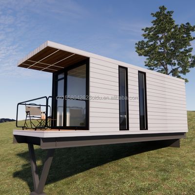 알루미늄 합금 창문 20ft Prefab House 컨테이너 하우스 호텔 레저 컨테이너 휴일 하우스 럭셔리 하우스 라이트 스틸 빌라