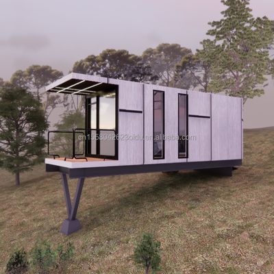 알루미늄 합금 창문 20ft Prefab House 컨테이너 하우스 호텔 레저 컨테이너 휴일 하우스 럭셔리 하우스 라이트 스틸 빌라