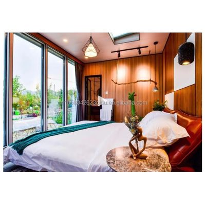 맞춤형 색상 40ft LOFT 가족 스타일 모빌 하우스 전공 철강 구조와 나무 외벽