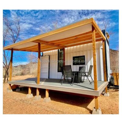 맞춤형 색상 40ft LOFT 가족 스타일 모빌 하우스 전공 철강 구조와 나무 외벽