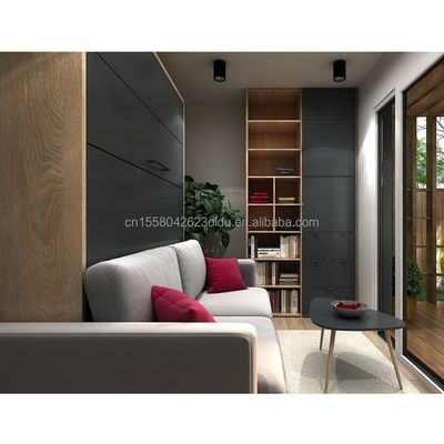 확장 가능한 컨테이너 벽 50/75/100mm 파동 샌드위치 패널 야외 20ft 및 40ft Prefab 휴대용 운송 컨테이너 홈