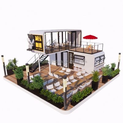 스틸 구조 프레임 웰딩 20ft 고급 휴대용 전공 주택