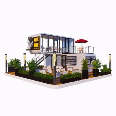 스틸 구조 프레임 웰딩 20ft 고급 휴대용 전공 주택
