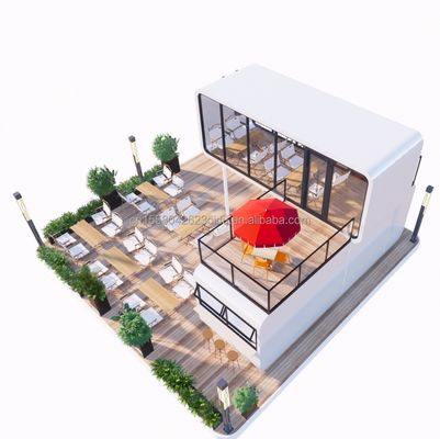 스틸 구조 프레임 웰딩 20ft 고급 휴대용 전공 주택