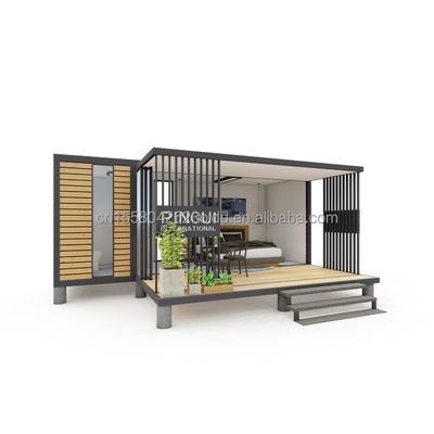 20 피트 컨테이너 하우스 현대 단방 생활 및 확장을위한 편리한 완성 된 디자인