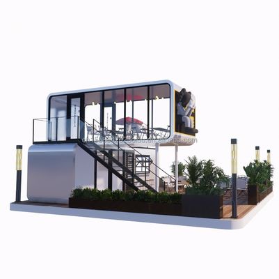 스틸 구조 프레임 웰딩 20ft 고급 휴대용 전공 주택