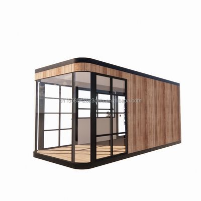진열제철 정면 튜브 구조 20FT 컨테이너 커피 바 모바일 선라이트 하우스 커스터마이즈 된 색상 야외 바