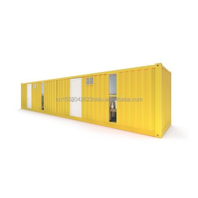 20ft 디자인 모바일 배송 40ft 컨테이너 4 침실 주거용 미니 라운지 호텔 및 호텔 판매를 위한 사용자 정의 색상