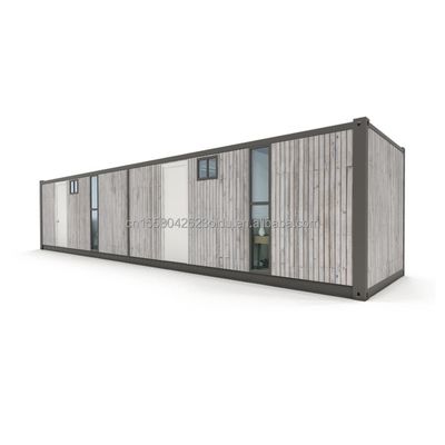 20ft 디자인 모바일 배송 40ft 컨테이너 4 침실 주거용 미니 라운지 호텔 및 호텔 판매를 위한 사용자 정의 색상